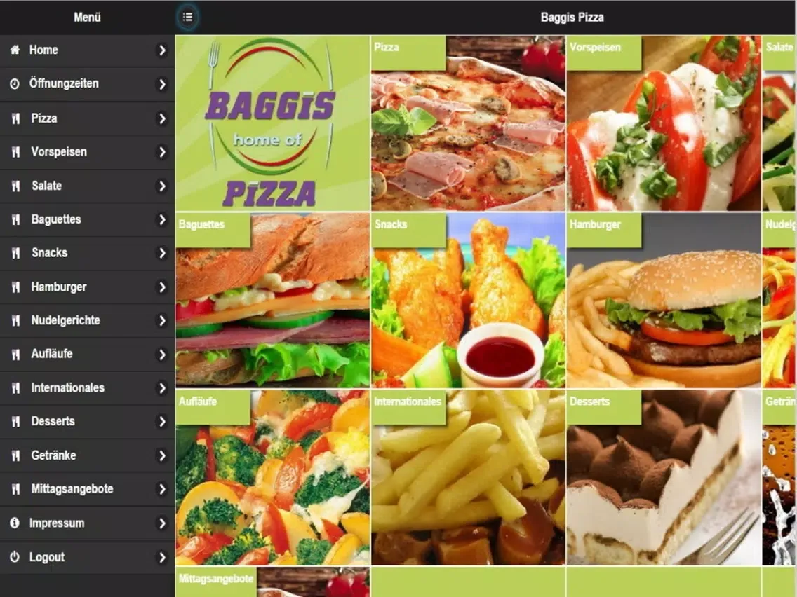 Captures d'écran de Baggis Pizza Bochum iPad 