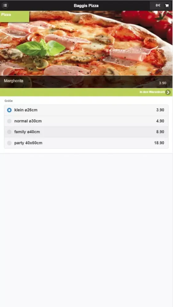 Captures d'écran de Baggis Pizza Bochum