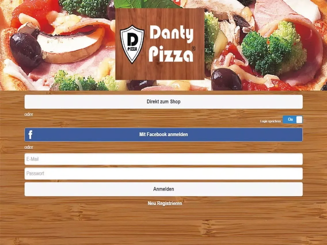 Danty Pizza Köln iPad 应用截图