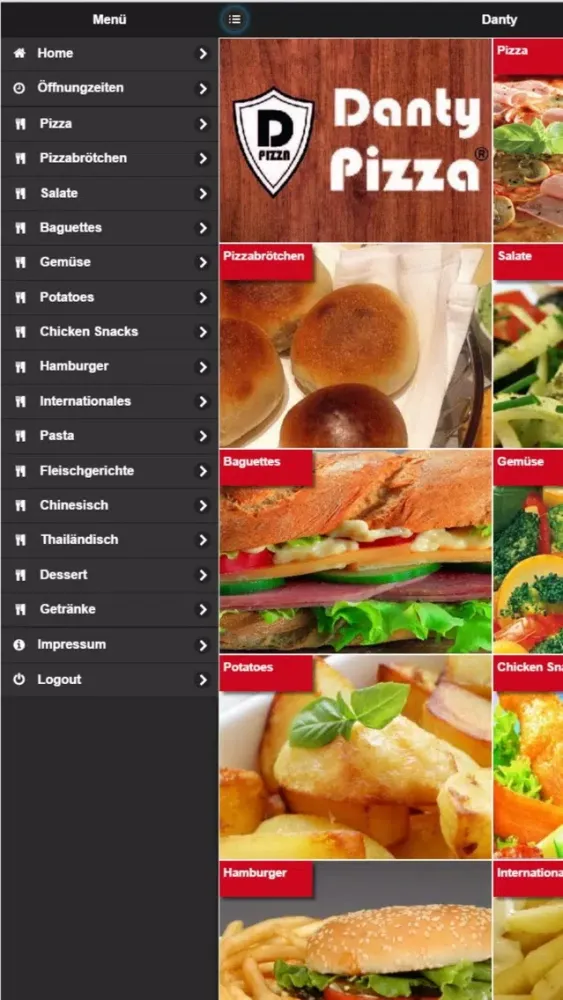Danty Pizza Köln应用截图