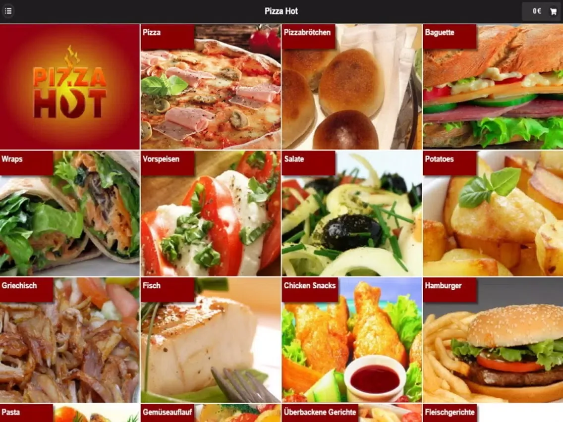 Zrzuty ekranu Pizza Hot Viersen iPad 