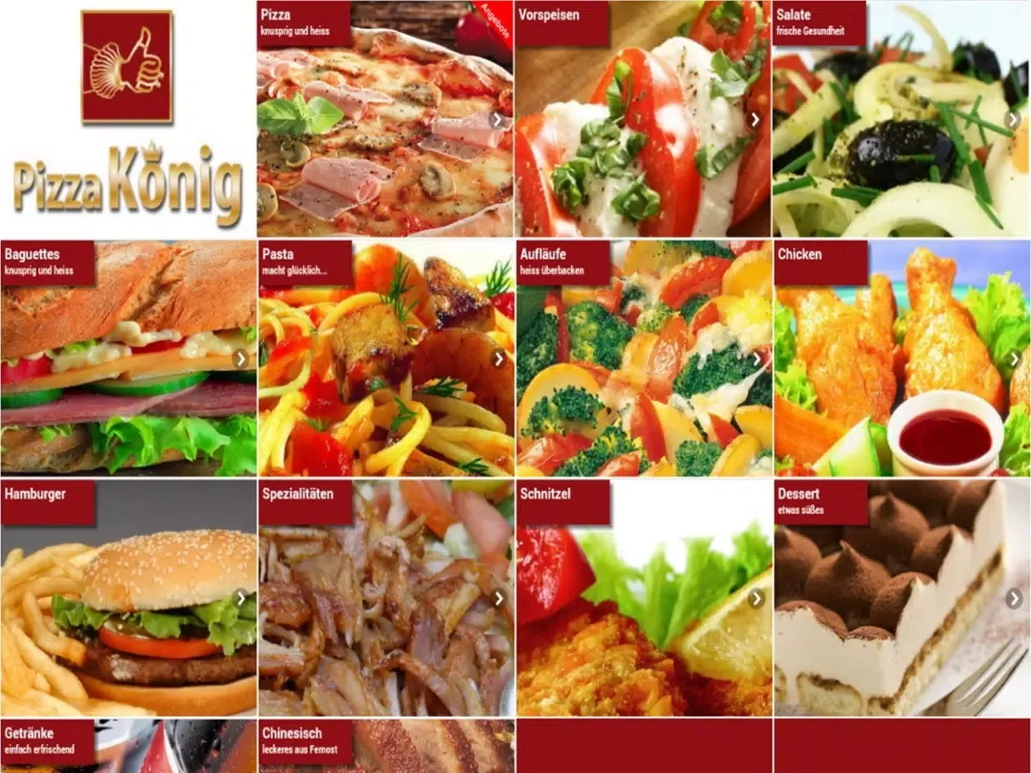ภาพหน้าจอของ Pizza König Köln iPad 