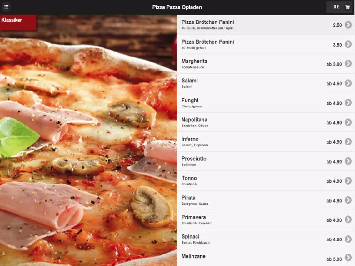 Pizza Pazza Opladen iPad  স্ক্রিনশট