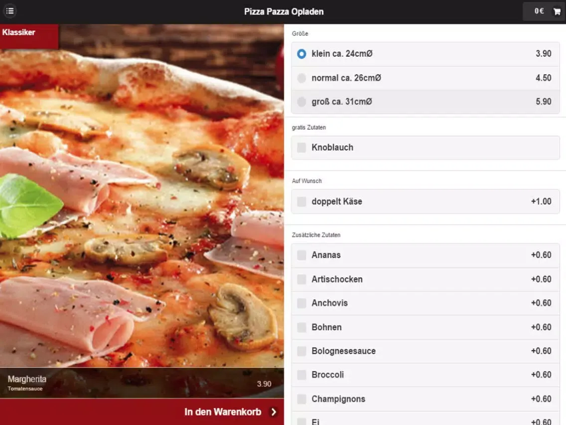 Pizza Pazza Opladen iPad  স্ক্রিনশট