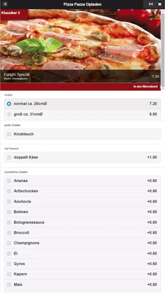 Pizza Pazza Opladen স্ক্রিনশট