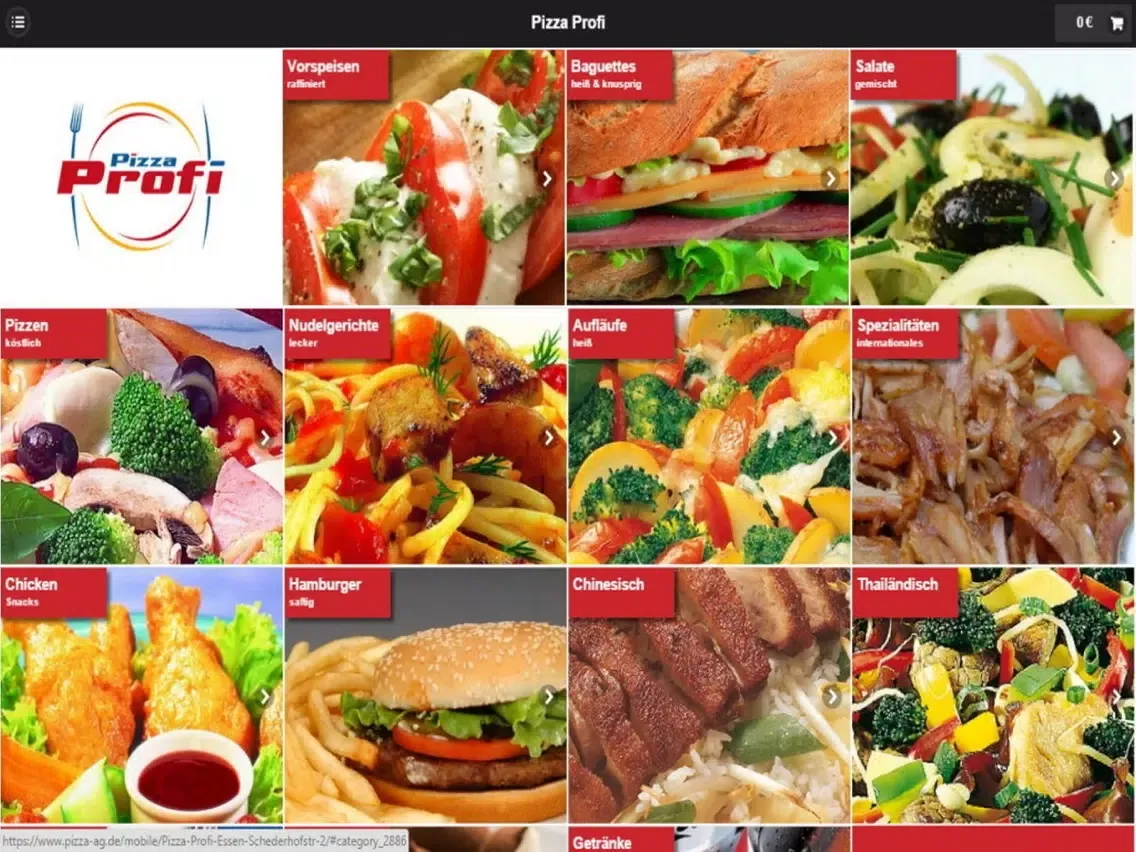 Capturas de tela do Pizza Profi iPad 