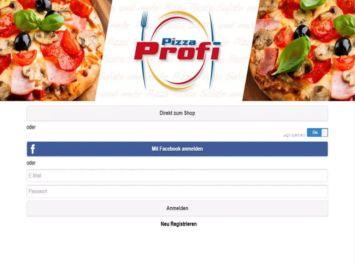 Capturas de tela do Pizza Profi iPad 