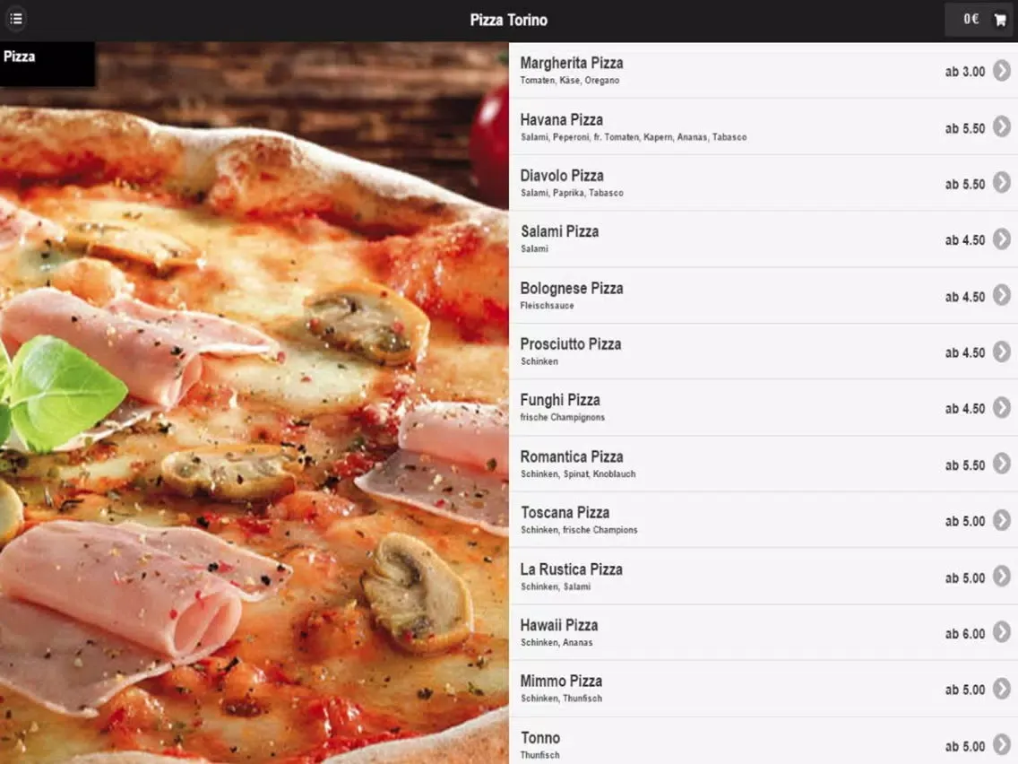 Pizza Torino iPad  স্ক্রিনশট
