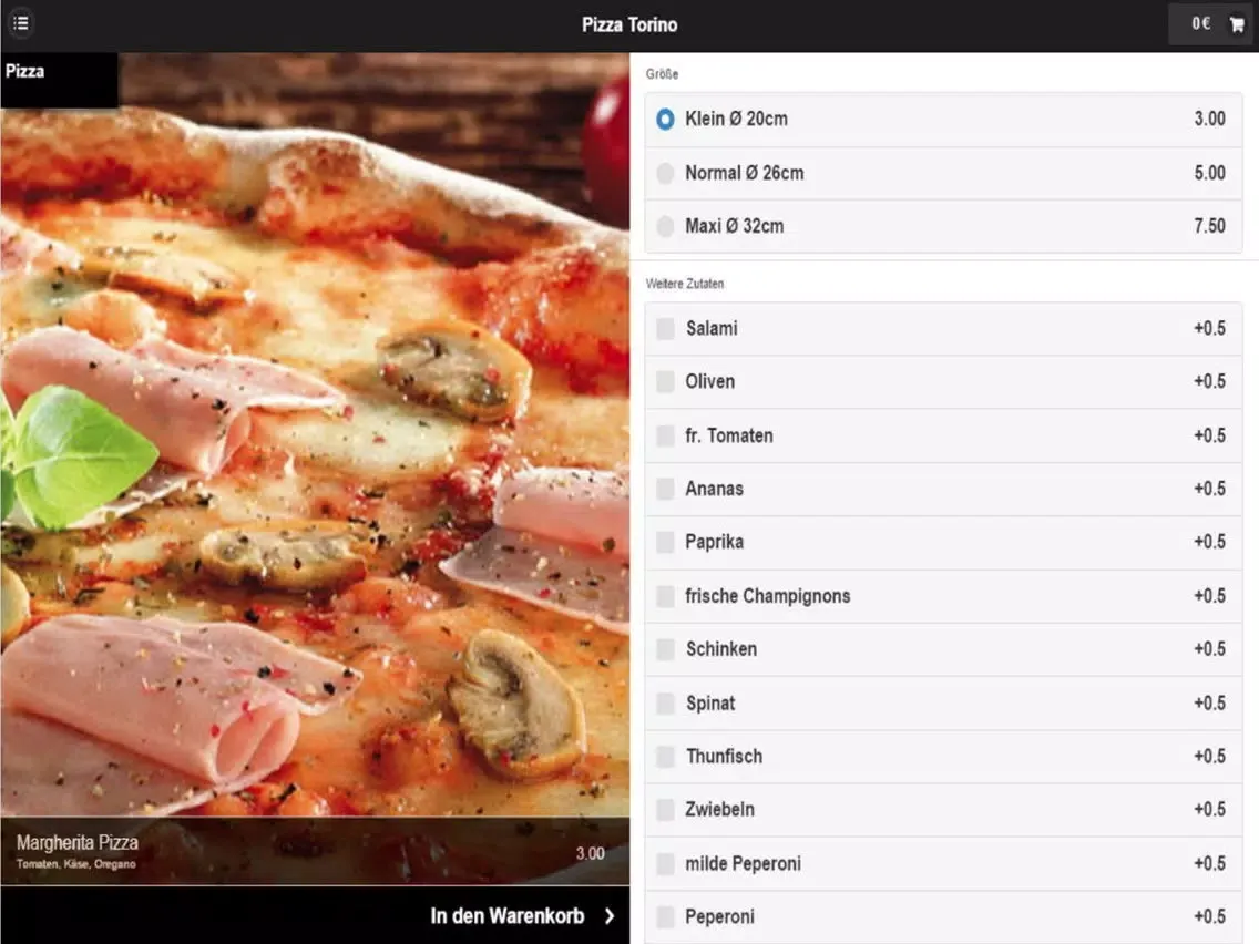 Pizza Torino iPad  স্ক্রিনশট