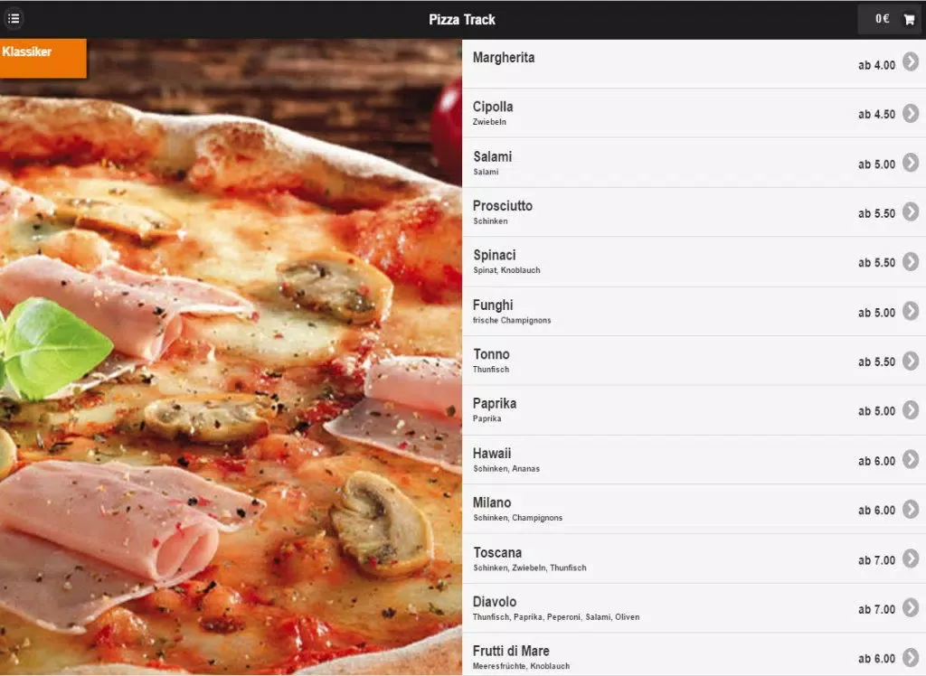 Pizza Track iPad 应用截图