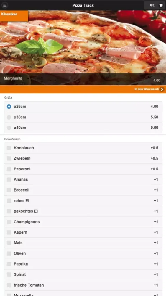 Pizza Track应用截图