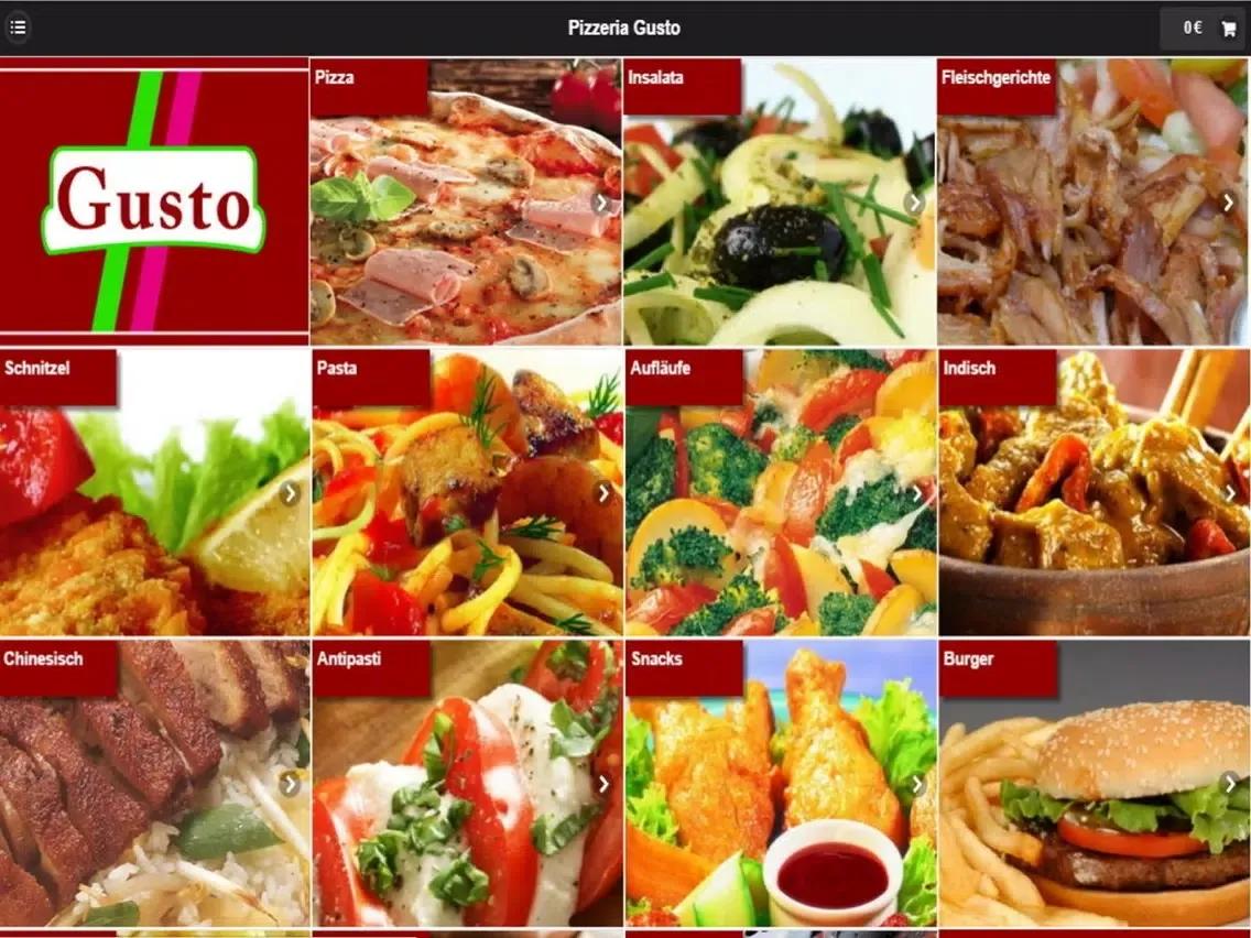 Pizzeria Gusto Wesseling iPad  Screenshots
