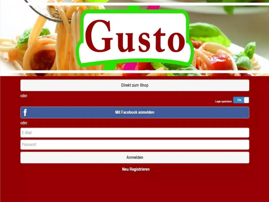 Pizzeria Gusto Wesseling iPad  Screenshots
