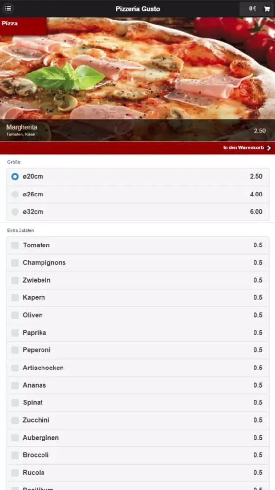 Pizzeria Gusto Wesseling Screenshots