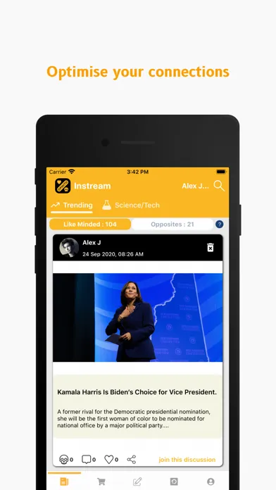 Opinito:Discuss,Debate & Share Screenshots