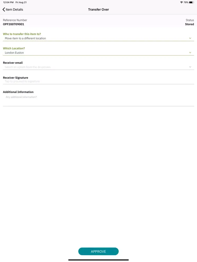 Ảnh chụp màn hình của Opinsta Lost & Found iPad 