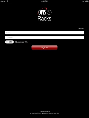 OPIS Mobile Real-Time Racks iPad 應用截圖