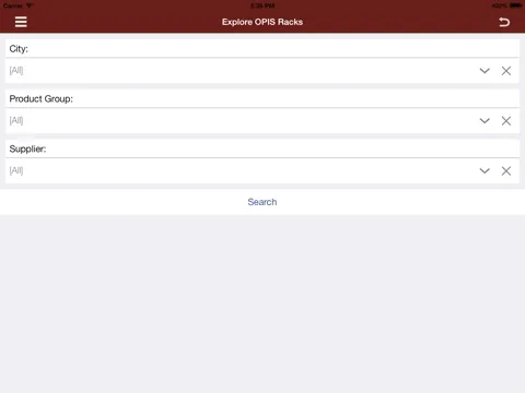 OPIS Mobile Real-Time Racks iPad 應用截圖