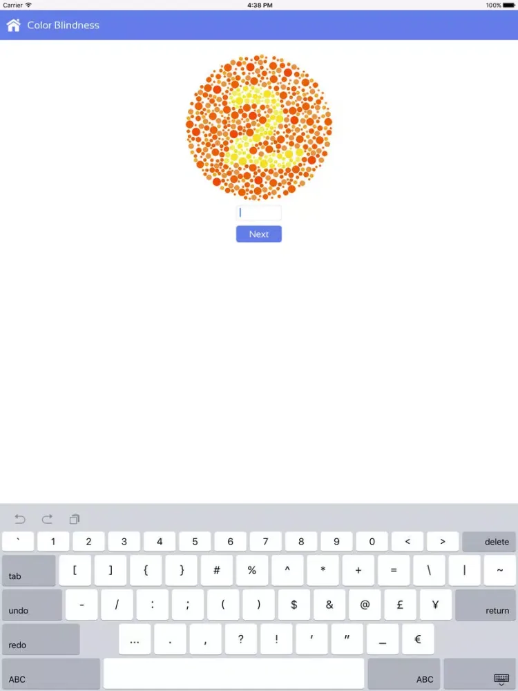 تصاویر OPK - test for nystagmus iPad 