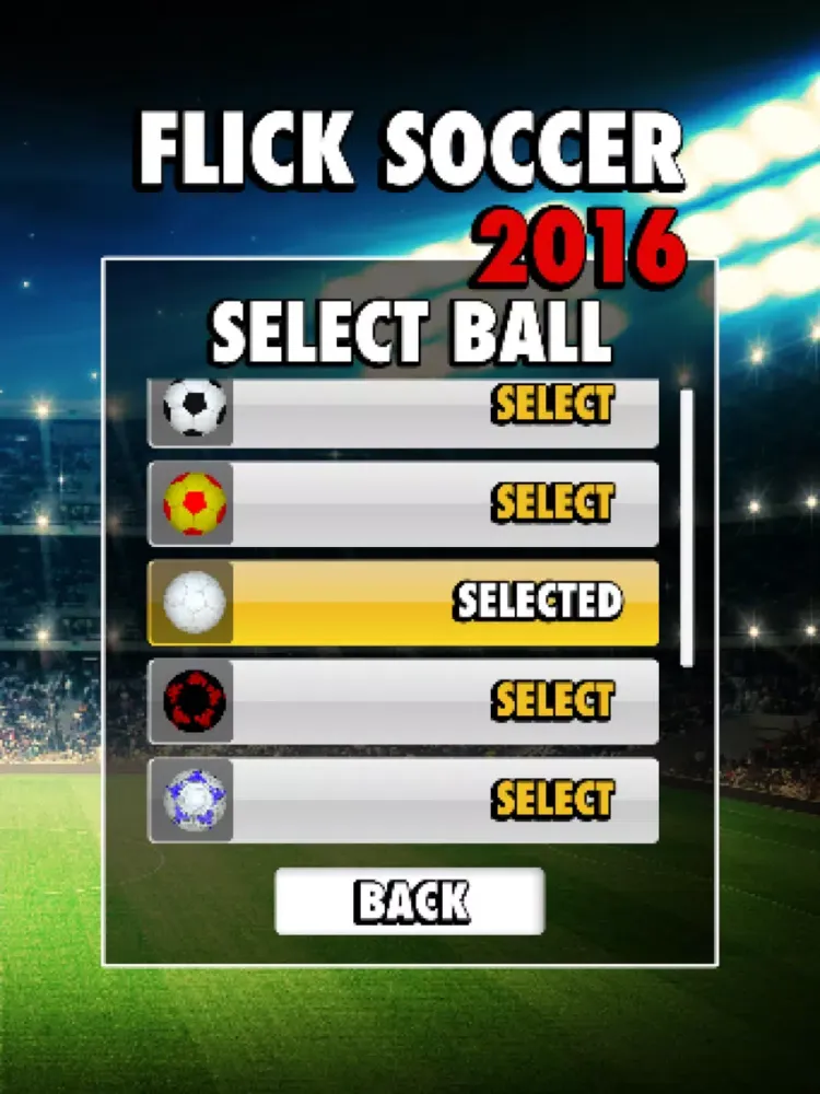 Zrzuty ekranu Flick Soccer League 2016 iPad 
