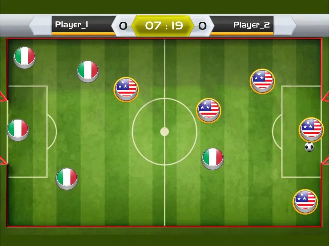 تصاویر Flick Soccer 3D Super All Star Soccer iPad 