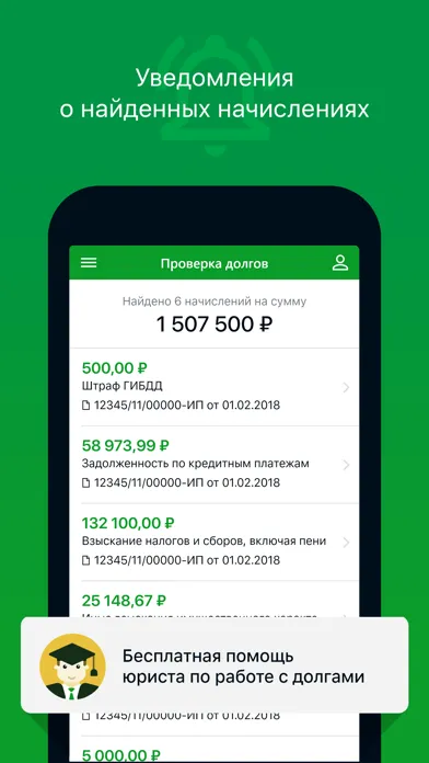 Проверка ограничений ФССП スクリーンショット