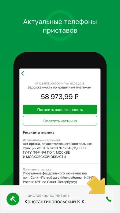 Проверка ограничений ФССП スクリーンショット