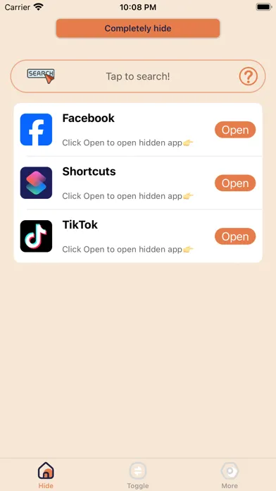 Quick Hide - Privacy Contacts Screenshots