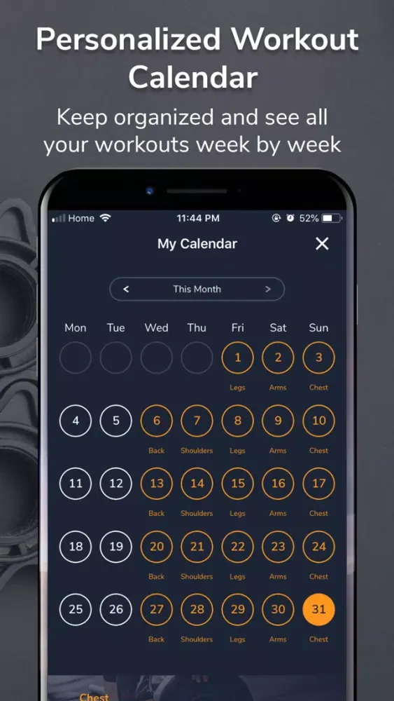 Скриншоты Gym Ting - Workout Planner Log