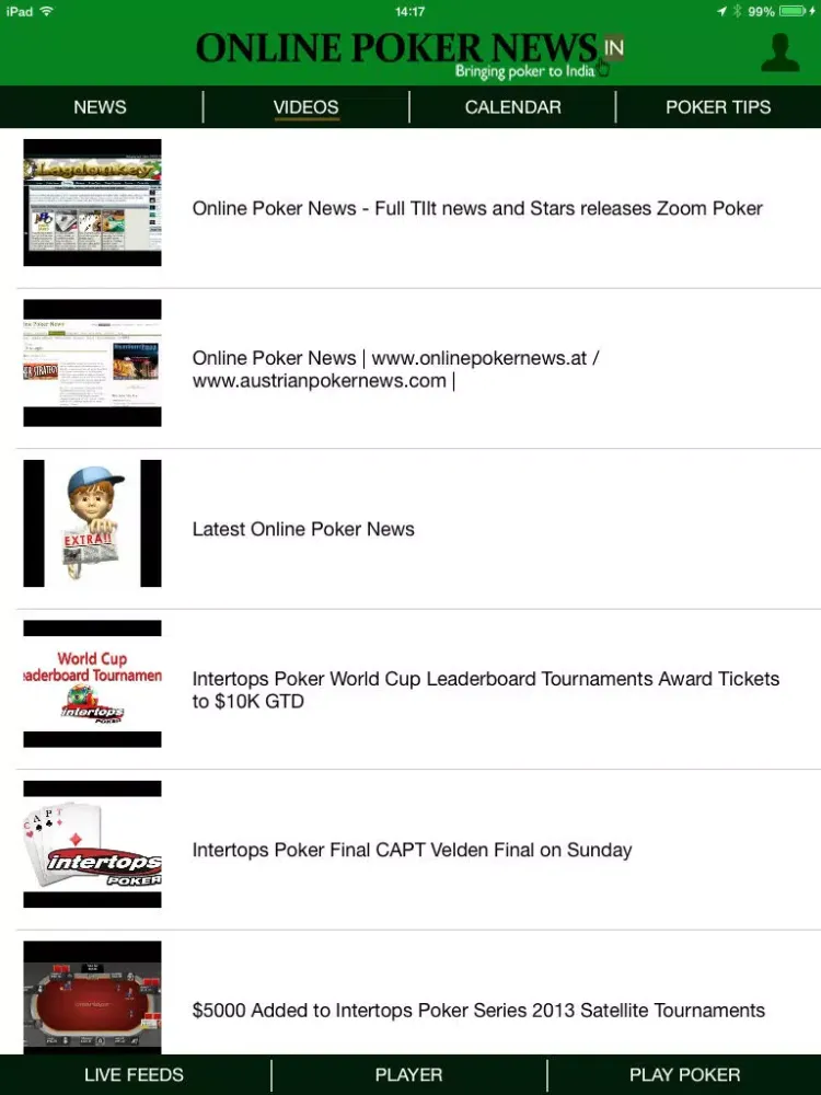 Online Poker News iPad 應用截圖
