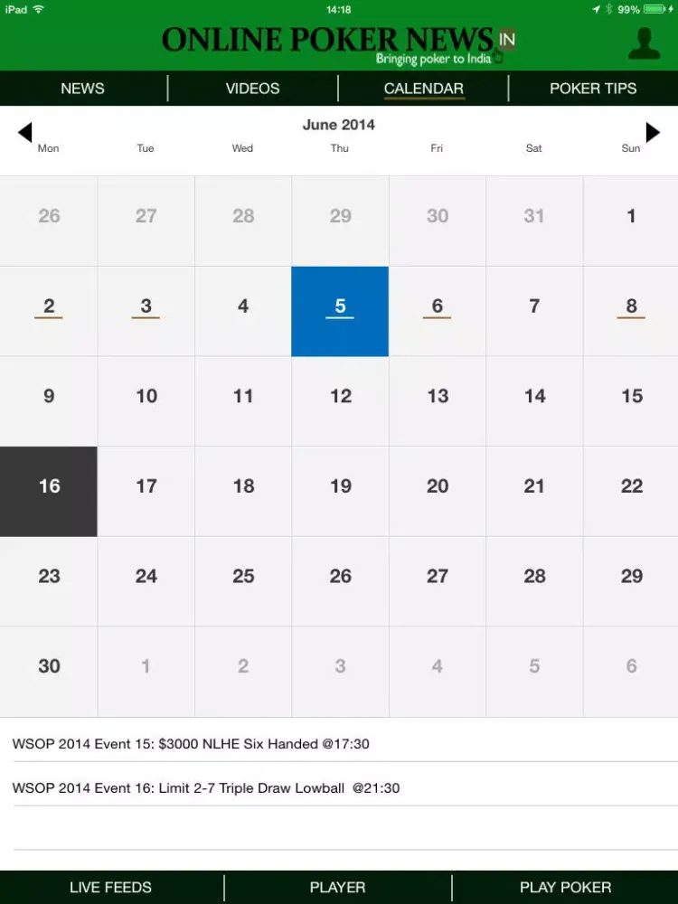 Online Poker News iPad 應用截圖