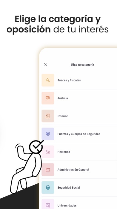 Capturas de tela do OpositaTest - Test Oposiciones
