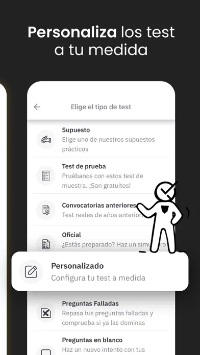 Screenshot di OpositaTest - Test Oposiciones