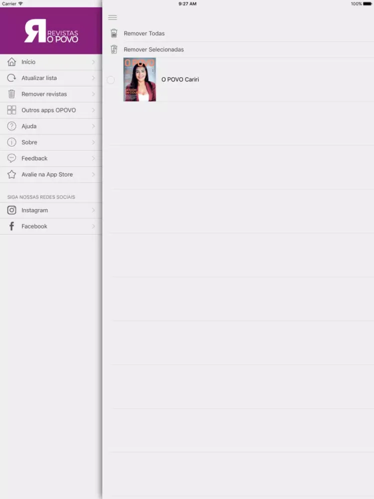 Revistas O POVO iPad 应用截图