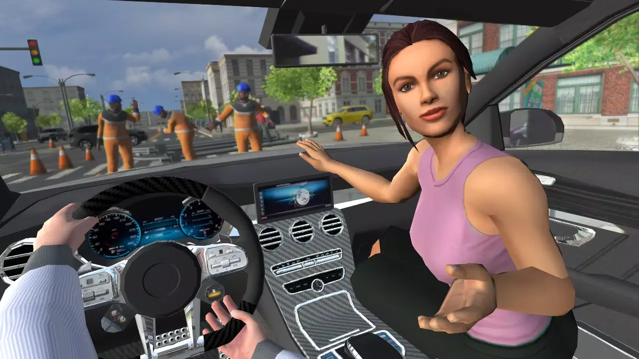 Tangkapan layar Car Simulator C63