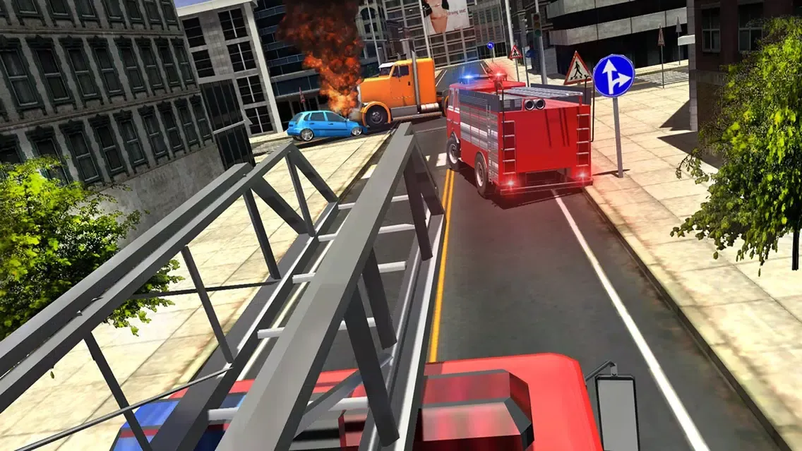 Zrzuty ekranu Firefighter - Simulator 3D