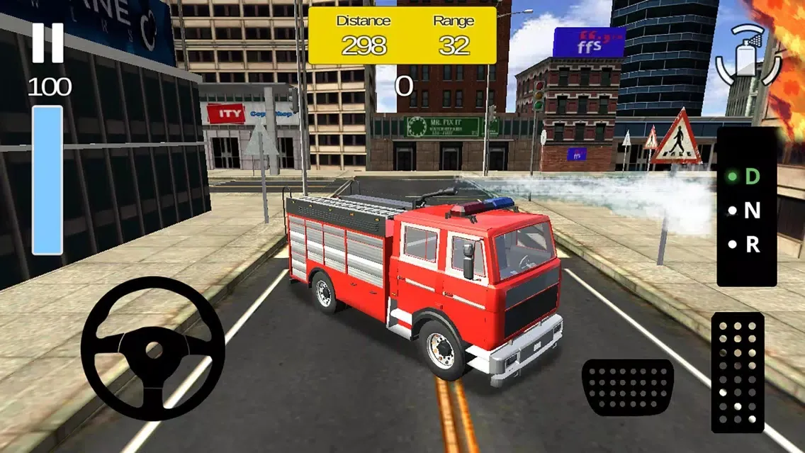 Zrzuty ekranu Firefighter - Simulator 3D