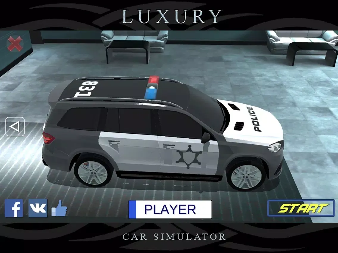 Luxury Police Car iPad  스크린샷