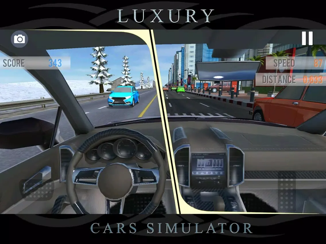 ภาพหน้าจอของ Traffic: Luxury Cars SUV iPad 