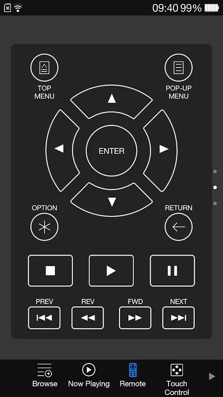 Tangkapan layar Media Control