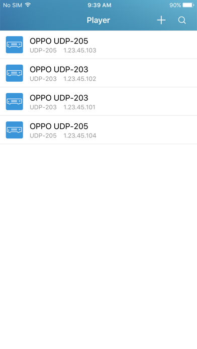 Tangkapan layar OPPO UDP-20X MediaControl