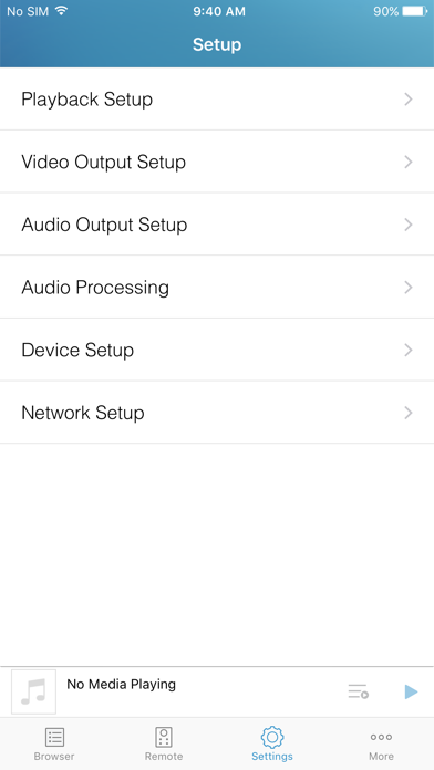 Tangkapan layar OPPO UDP-20X MediaControl