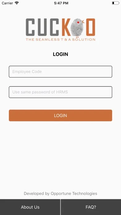 Tangkapan layar Cuckoo Tech App