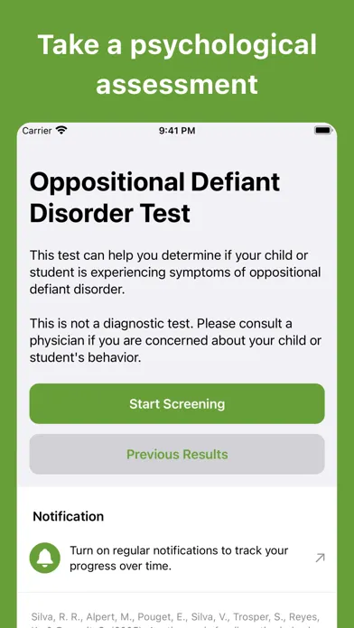 Oppositional Defiant D. Test應用截圖