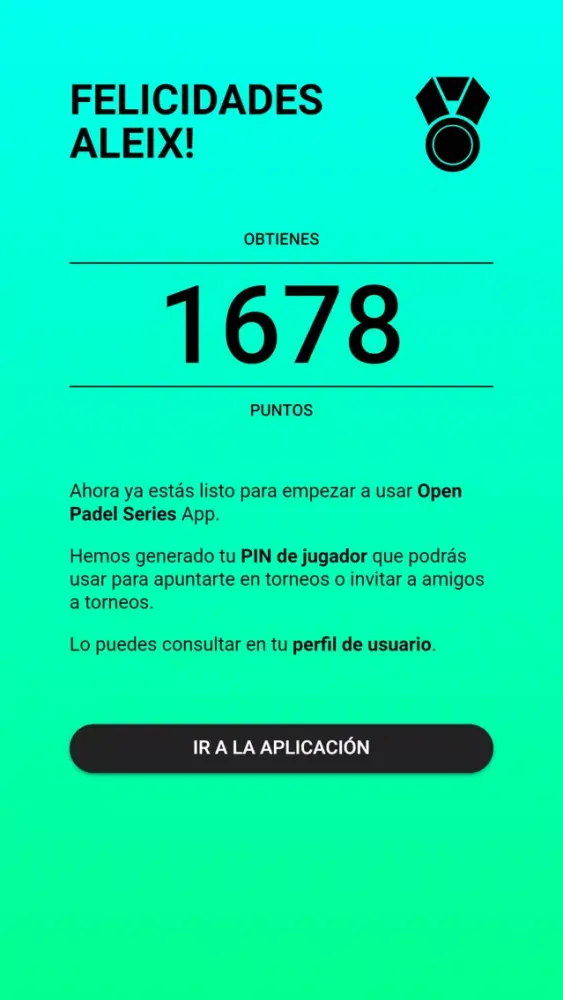 Capturas de tela do Open Padel Series