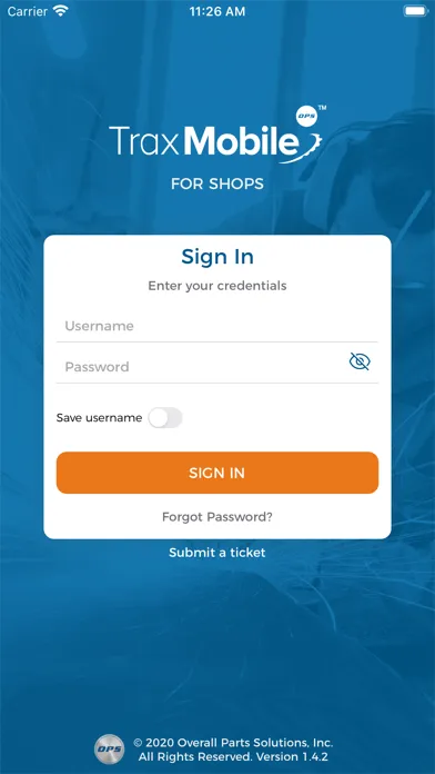 ภาพหน้าจอของ TraxMobile For Shops