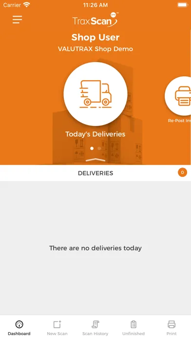 ภาพหน้าจอของ TraxMobile For Shops