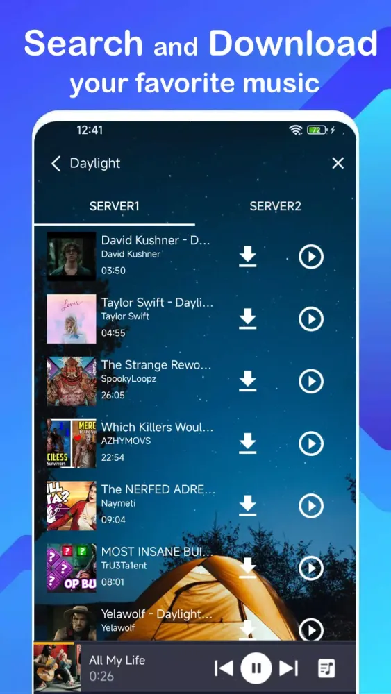 Capturas de pantalla de Download Music Mp3 Downloader