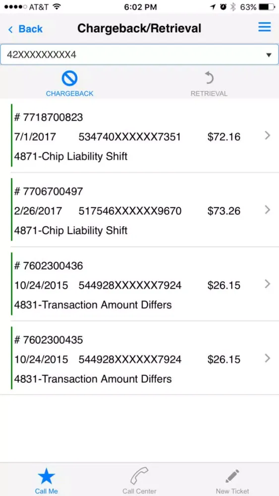 Скриншоты OPS Merchant App