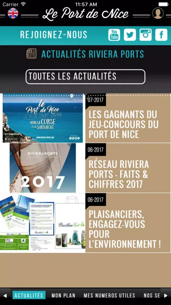 Ảnh chụp màn hình của Port de Nice